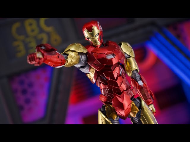 S.H. Figuarts Avengers Tech-On Iron Man Review - YouTube