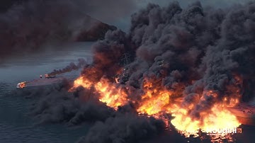 Pirate Ship Blast in Houdini Pyro Fx Showreel by Jay Bhadaniya