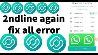2ndLine Application An Error Has Occurred Problem Solved 2ndline app all error fixed 2022.mp4