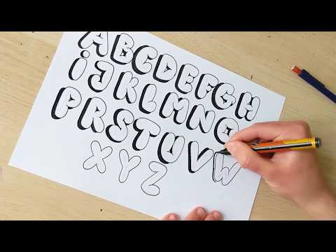 How To Write Science In Bubble Letters