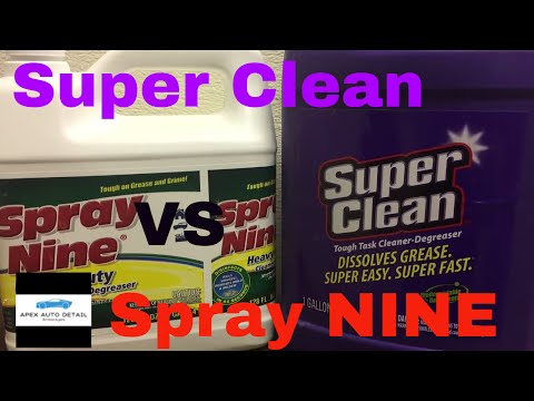 Super Clean Degreaser On Car Paint