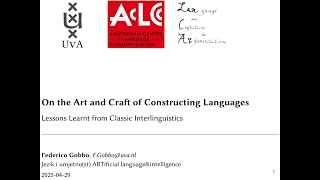On the Art and Craft of Constructing Languages: Lessons Learnt from Classic Interlinguistics