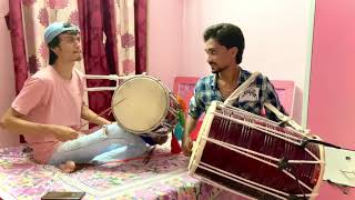 Dhol Aakil zariya and rising star Munaf Tarwani on the dhol pattern