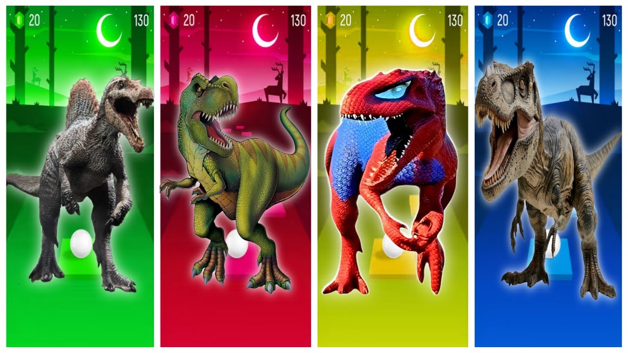 Flash Spinosaurus 🆚 Dinosaur Super Heroes 🆚 Dinosaur Spider Man 🆚 Jurassic World Chaos Theory