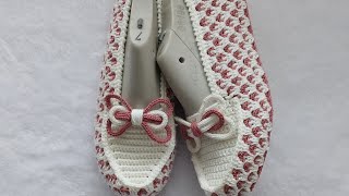 Yeni Uyarlama Bana Ait Çiçekli Babet Patik, Patik Modelleri, Babat Patik Modelleri, Patik, Örgü