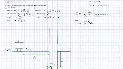 Collision at an Intersection