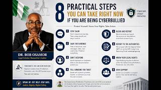 8 PRACTICAL STEPS YOU CAN TAKE RIGHT NOW IF YOU ARE BEING CYBERBULLIED
