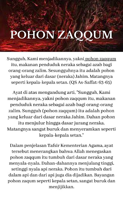 pohon zaqqum di neraka #neraka #shorts #facts #nabimuhammad #islam