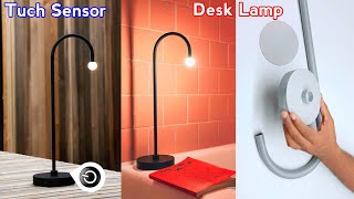 Portable Desk Lamp With Tuch Sensor / How To Make Tuch Sensor On-Off Light / By Cutatoz