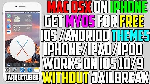 Get Mac OSX on iPhone, iPad & iPod with Themes and lots More (Without Jailbreak) iOS 10 / iOS 9
