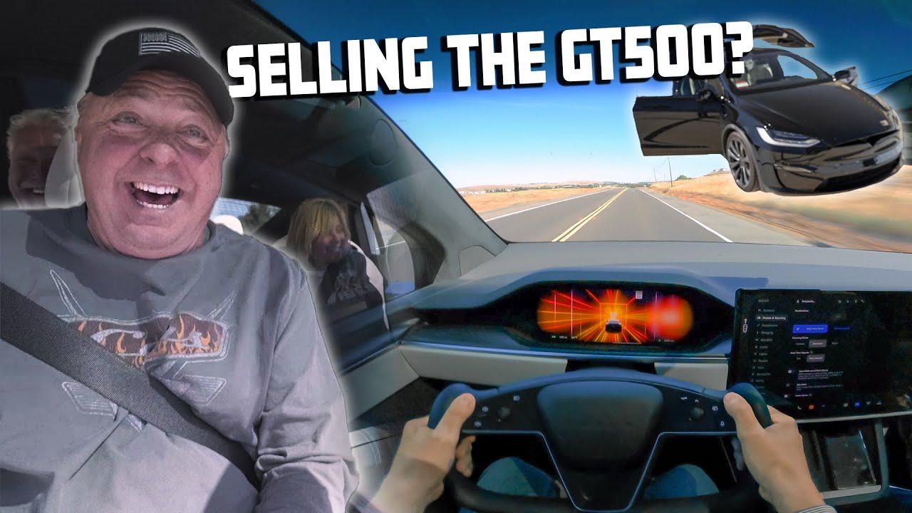 GT500 TRACK PACK TONY TAKES ON TESLA MODEL X PLAID... WILL IT CHANGE HIS MIND?