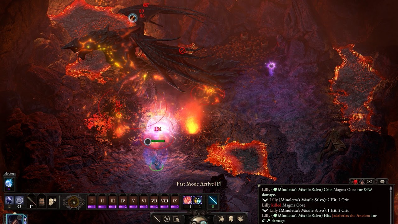 Pillars of Eternity 2 Deadfire PoTD Solo Wizard Evoker vs Magma Dragon YouTube