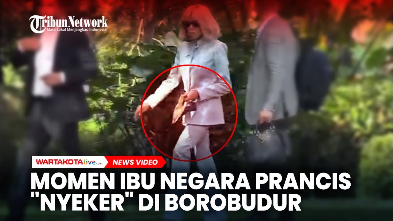 Terekam Momen Ibu Negara Prancis 