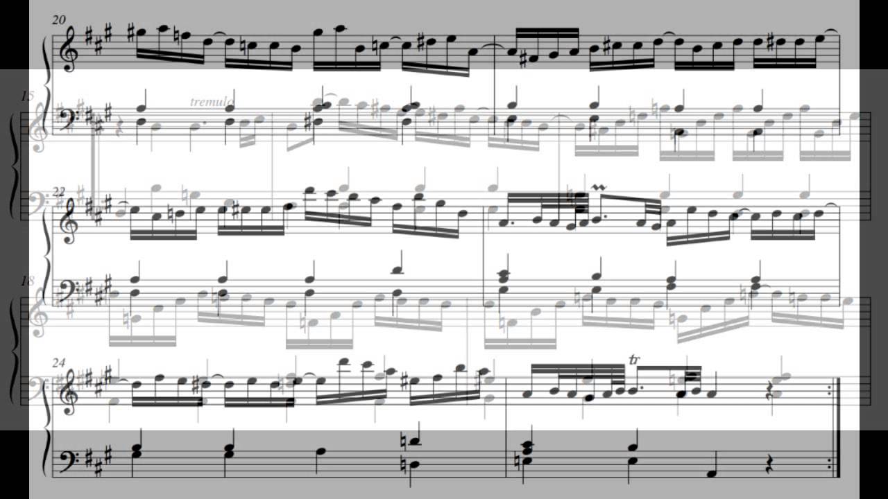 D Scarlatti Sonata in A Major K 208 Robert Hill fortepiano