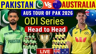 Pakistan vs Australia ODI Series 2026 | Schedule and Both teams squad. Pak ODI Squad | Aus ODI Squad