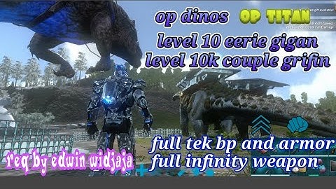 save data ark mobile lvl.10k gigan + cople titan + lvl 10k griffin (not rise stats) req by edwin w