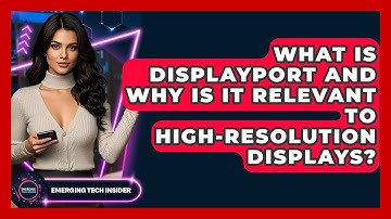 What Is DisplayPort And Why Is It Relevant To High-resolution Displays? - Emerging Tech Insider