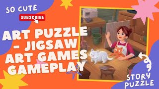 Art Puzzle - Jigsaw Art Games Gameplay #art #puzzle #artpuzzle #jigsaw #jigsawpuzzle #artgame screenshot 3