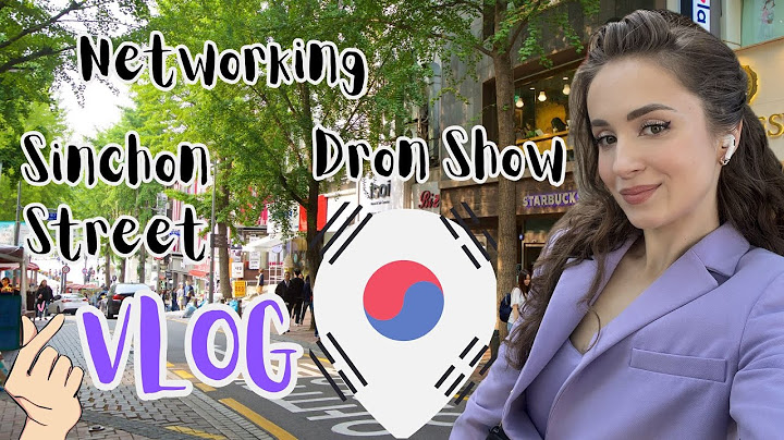 Eliška | Korea Vlog: Jak si tady žiju - Networking, Dron Show, Sinchon hood atd..