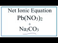 Net Ionic Equations and Solubility