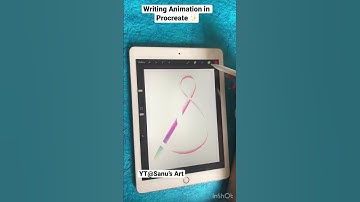 Writing Animation in Procreate ✨ #shorts