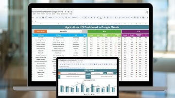 Agriculture KPI Dashboard in Google Sheets