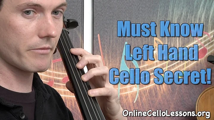 Cello Lesson - Finger Balance - Left Hand Secrets to More Relaxed Technique!