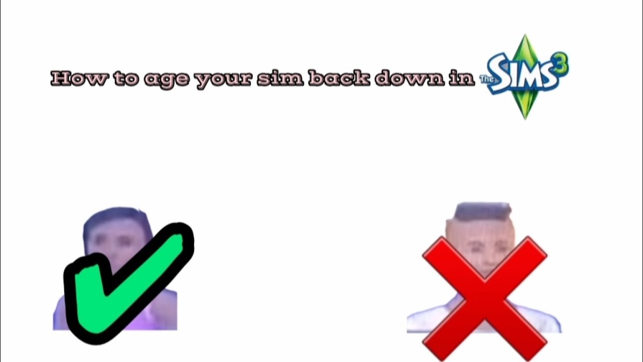how to age your sim back down in the sims 3| Sahara's babies