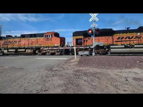 EB BNSF Domestic Intermodal/Port Stack Train At Cadiz CA! #bigbossrailfanner