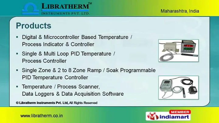 Digital Temperature Process Indicator and Controller by Libratherm Instruments Pvt. Ltd, Mumbai