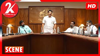 Conference Scene | One - Tamil Dubbed Movie [4K] | Mammootty | Murali Gopy | Joju George