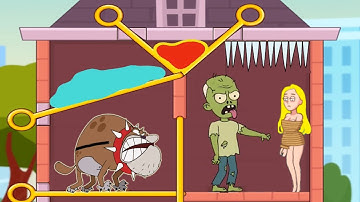 Rescue daddy pin the pull gameplay new update level 31-50