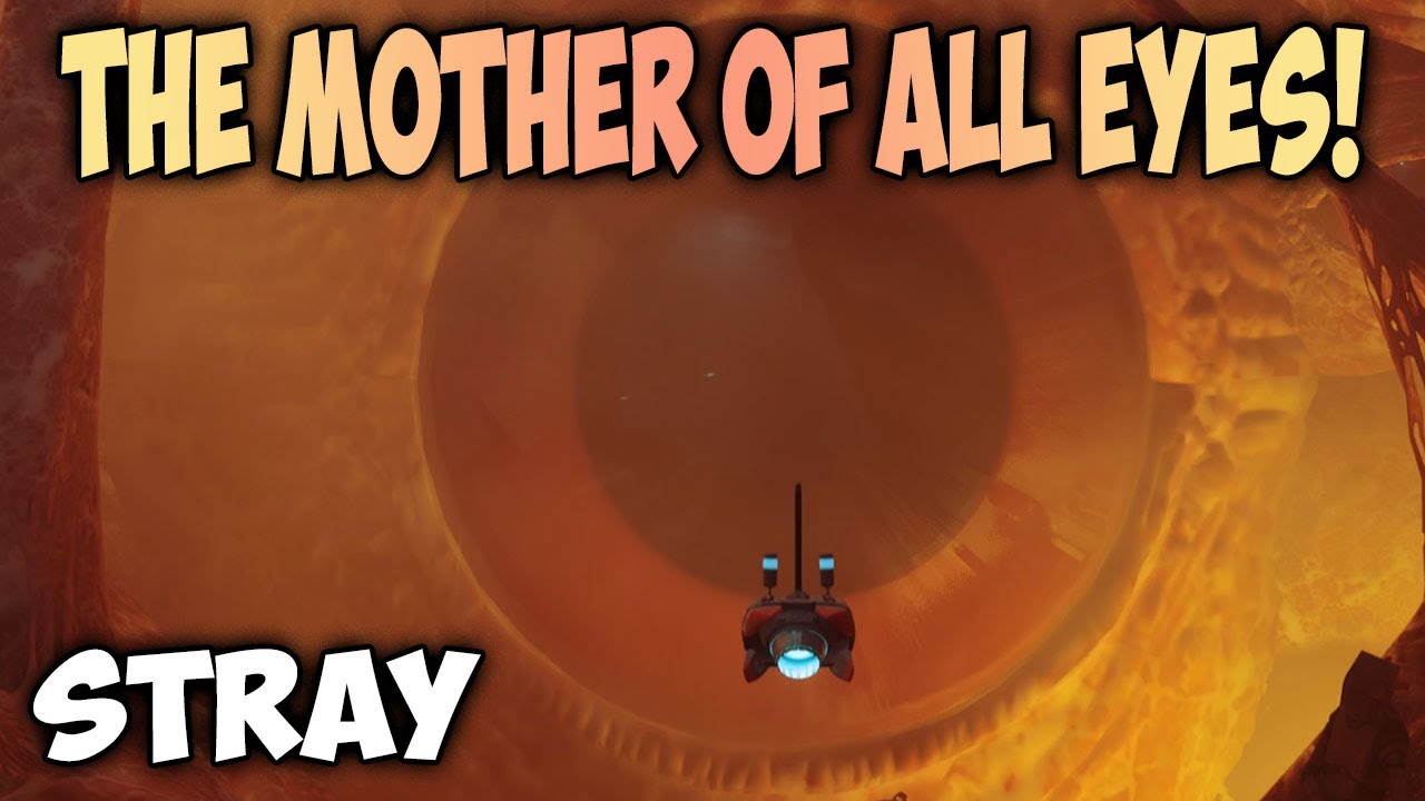 Stray, cat game - The biggest ZURK eye in the game! - YouTube