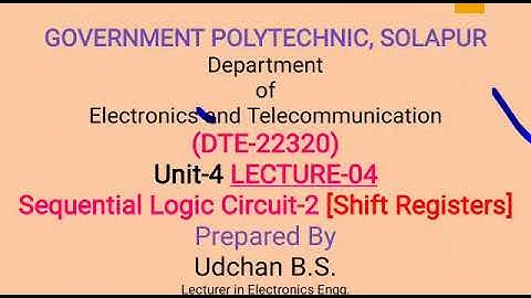 Ring Counter, Twisted Ring Counter