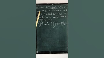 Divergence theorem