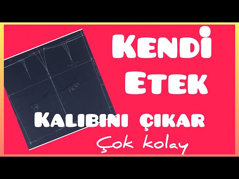 ETEK KALIBI NASIL  ÇIKARILIR...#daretekkalıbı #temelbedenetek