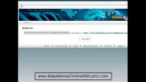 How to Create a Clickbank Redirect in Cpanel 2014