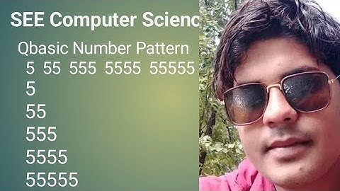 SEEcomputer science.qbasic program number pattern 5 55 555 5555 55555#dkeducation