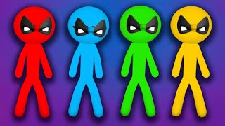 THE BATTLE OF WARRIORS ANONYMOUS - Stickman Party 1 2 3 4 Player Games Free screenshot 5