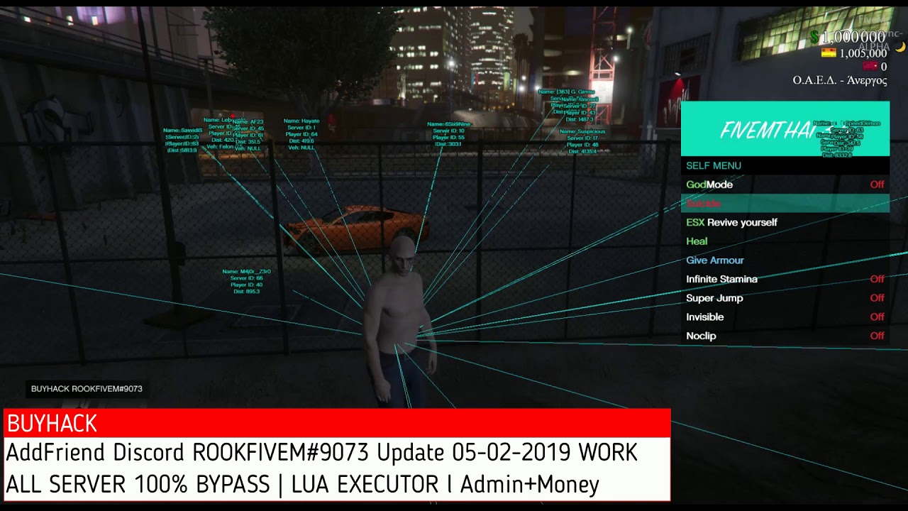 Script hook v lua. GTA 5 FIVEM Bypass. Админ меню для FIVEM. FIVEMHACK.