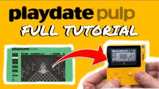 How to make a video game NO experience for FREE | Playdate pulp tutorial | Playdate console games