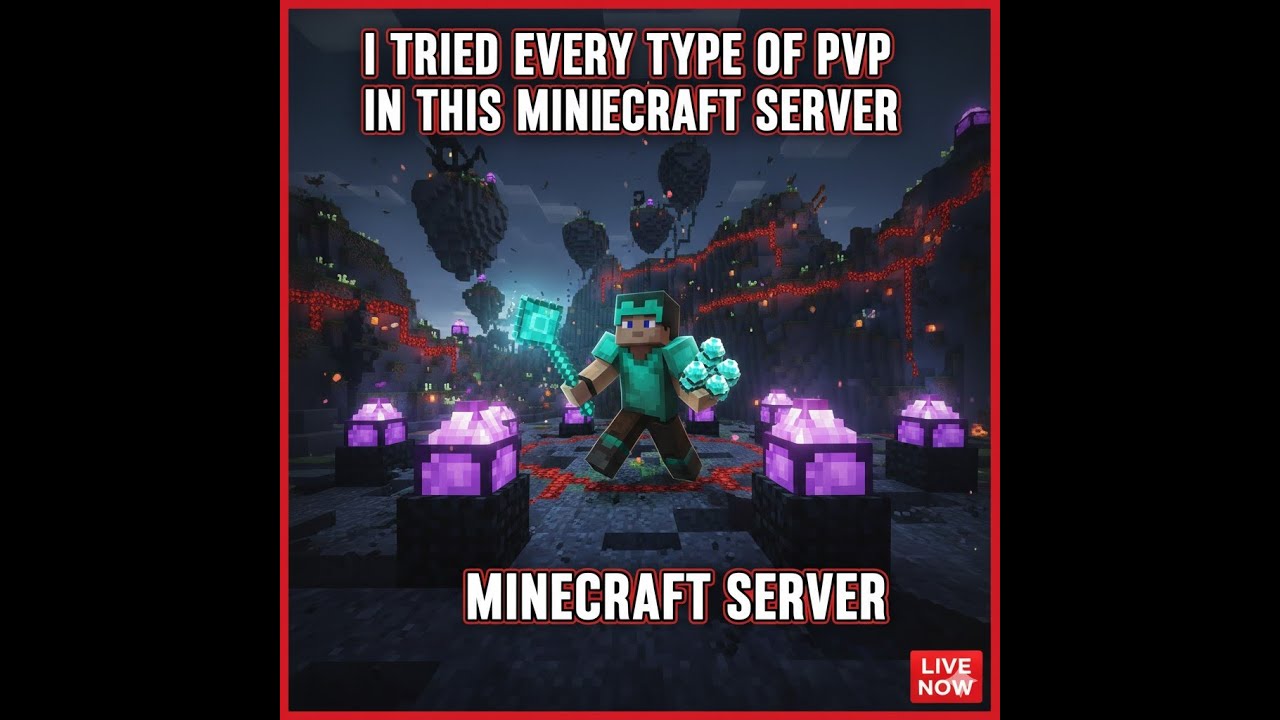 I tried crystal pvp with my friend in this Minecraft server - YouTube