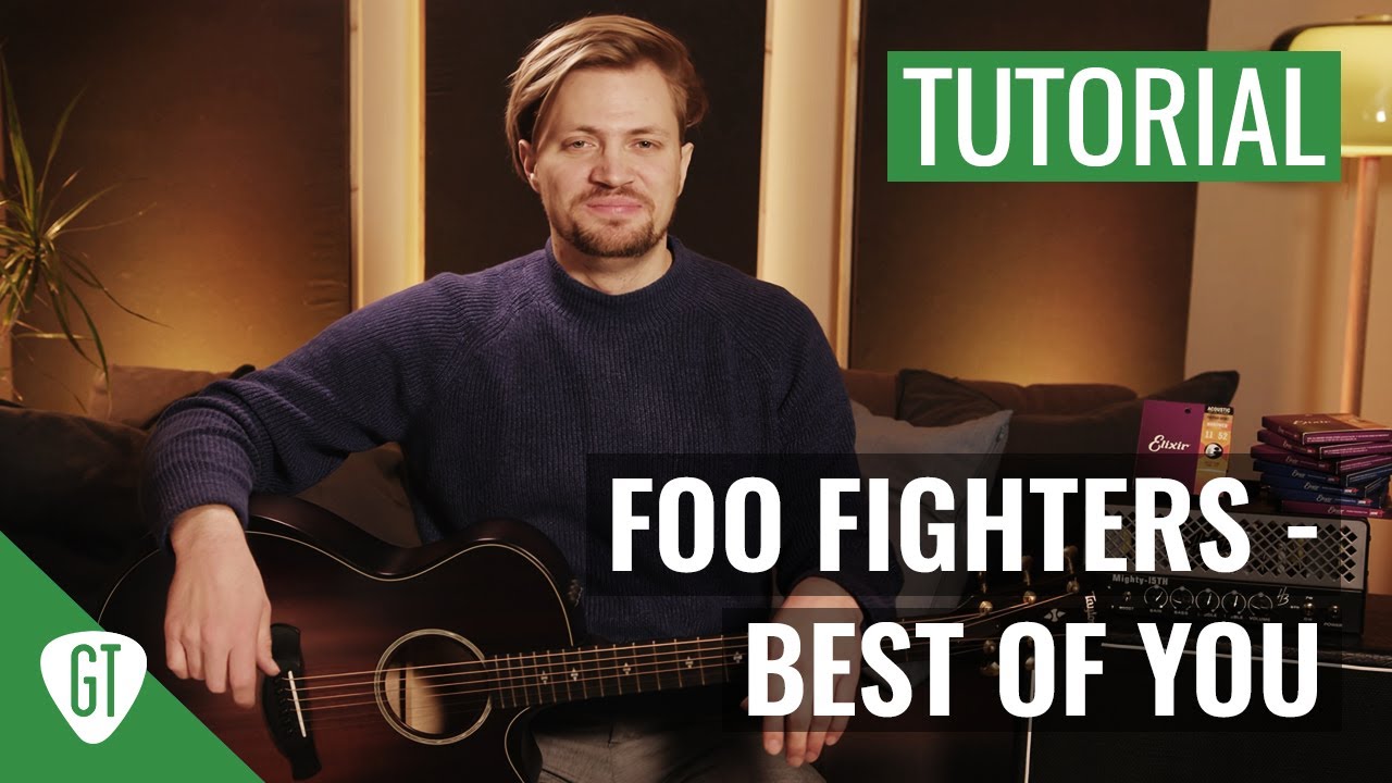 Foo Fighters Best Of You Gitarren Tutorial Deutsch YouTube