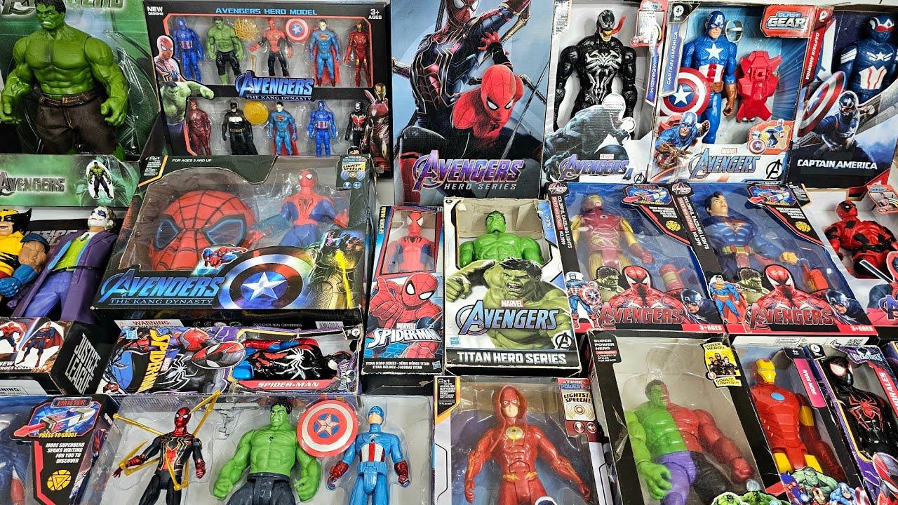IRONMAN vs HULK vs SPIDERMAN AVENGERS CAPTAIN AMERICA, JOKER CARTOON, BATMAN VENOM AVENGERS ASSEMBLE