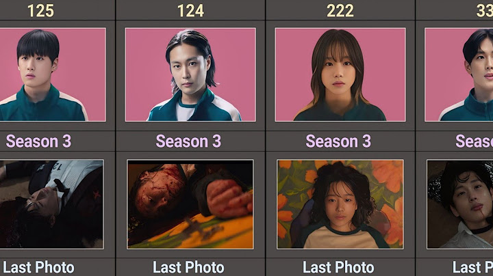 Squid Game Season 3 Players Last Photos Before Death 