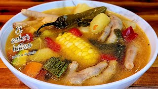 Los Beneficios Del Caldo De Patas De Pollo Receta Fácil Rica Y Nutritiva