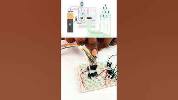 LED Chaser Circuit with 555 Timer and CD4017 IC