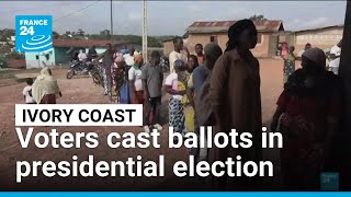Voters in Ivory Coast cast ballots to elect new leader • FRANCE 24 English screenshot 5