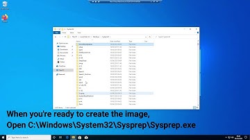 How to Create a System Image with Sysprep