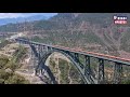 Vande Bharat Train Passing through World's Highest Rail Bridge in district Reasi